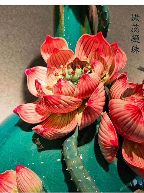 新中式轻奢陶瓷花瓶 客厅电视柜与玄关的点睛之笔